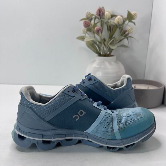 On Cloudace Running Sneaker Lace Up Comfort Shoes Sea/Shadow Women 7 Athleisure - Picture 7 of 9